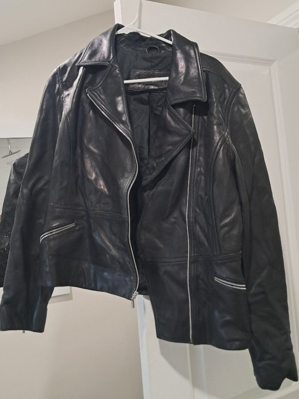 Context Size 12 Leather Jacket